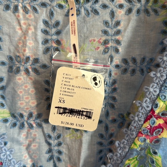 NWT Blossom Eyelet Top xs free people - Picture 7 of 9